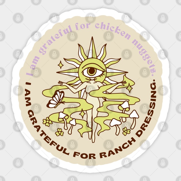 Chicken Nugget Ranch Dressing Sticker by Herky